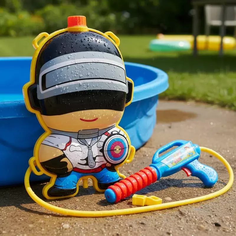 Mochila Pistola De Agua Dise o Soldado-4