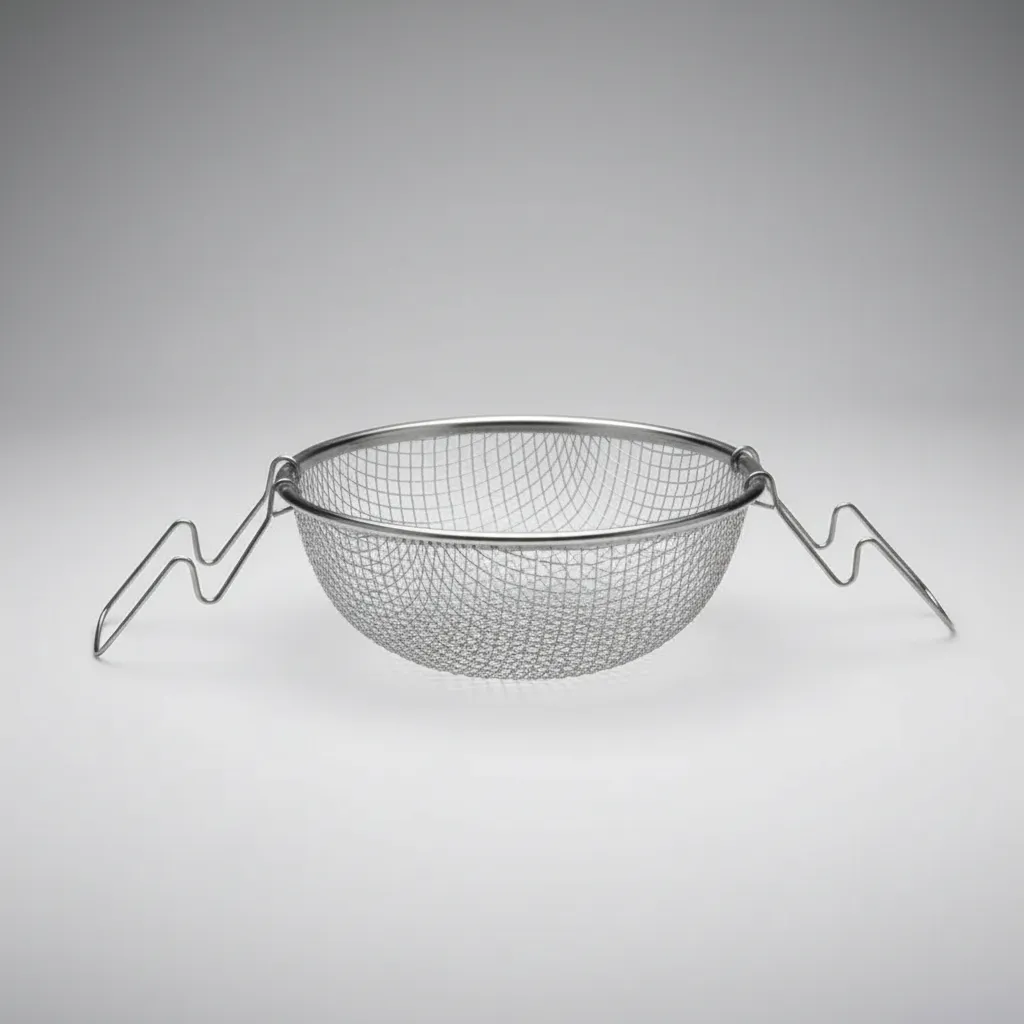 Set X2 Colador Metalico De Malla Multiuso 20cm Acero Inox-2