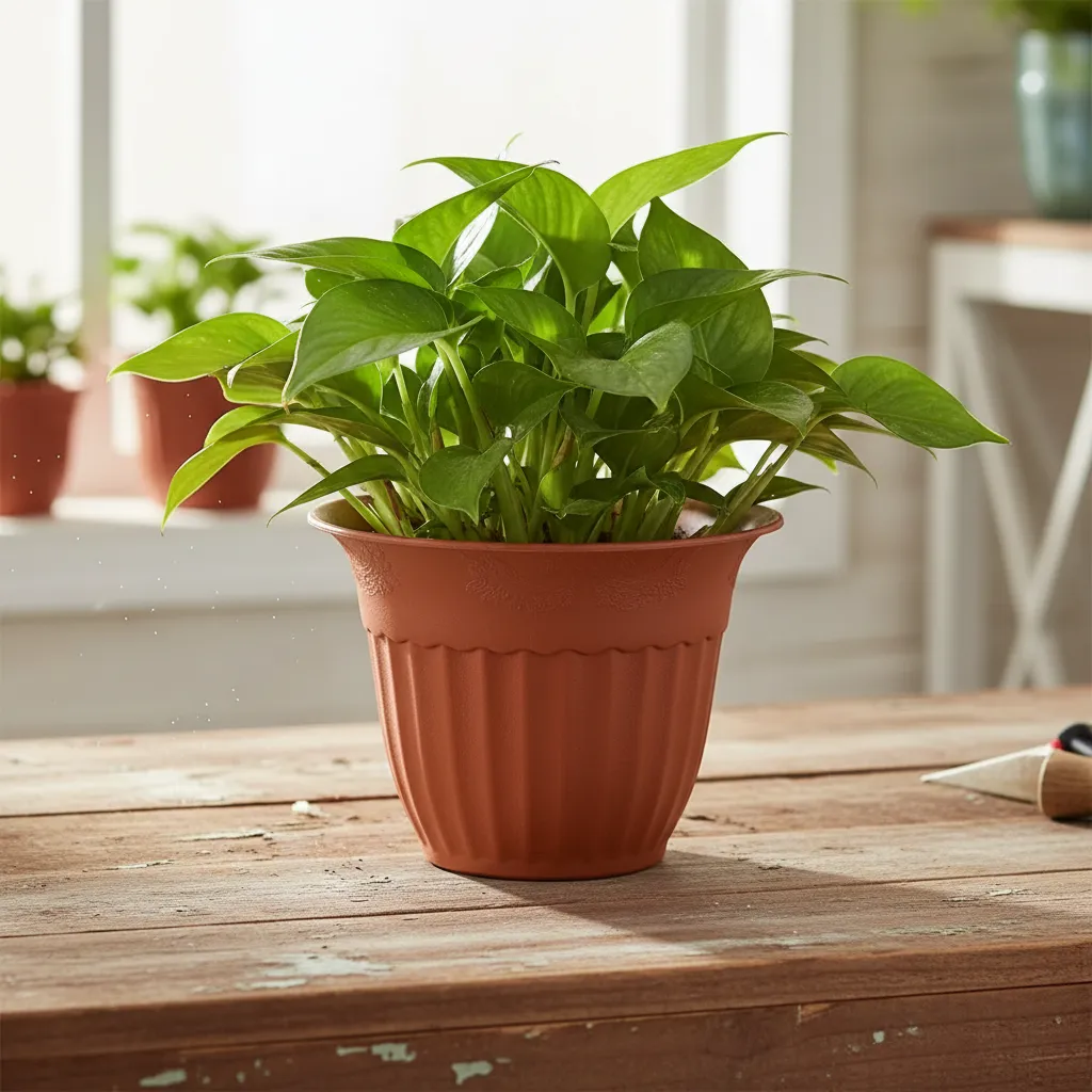 Macetero Plastico Redondo 15 5x10 5 Cm Para Plantas-2