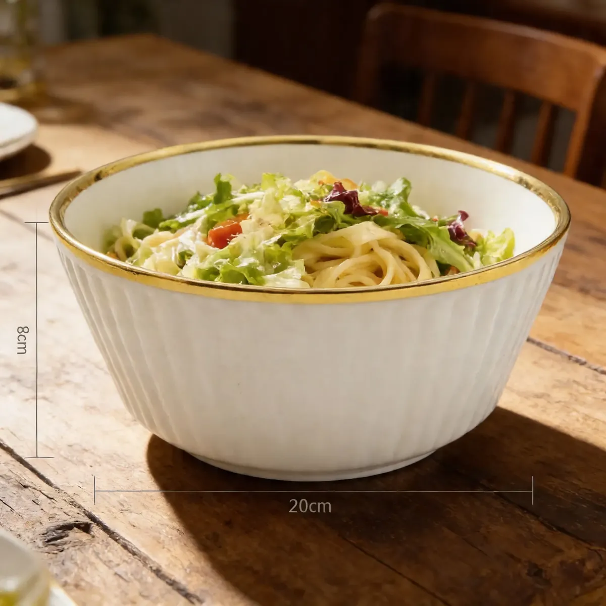 Plato Hondo Ceramica Multiuso Loza 8cmx20cm-3