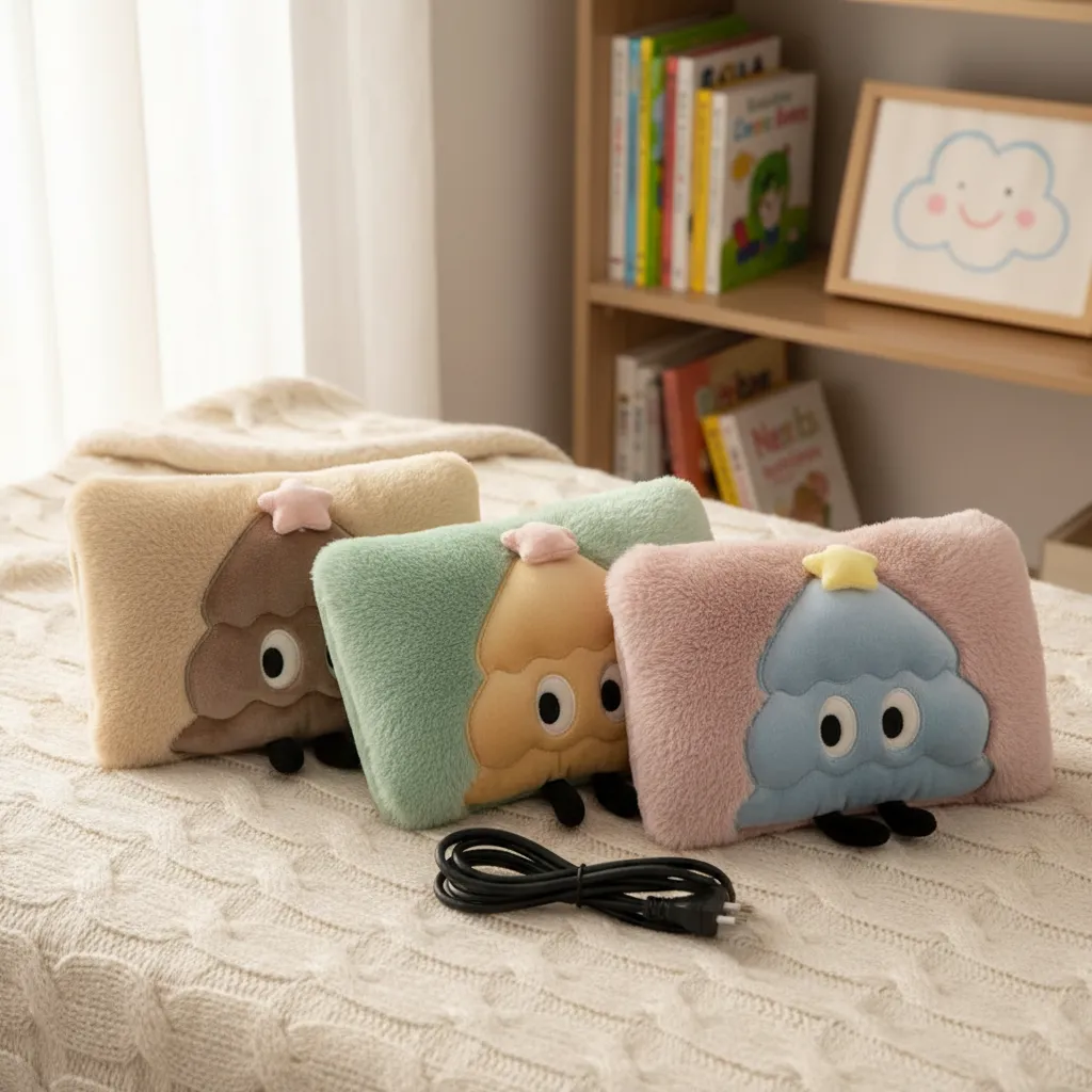 Guatero Electrico De Felpa Calientamanos Infantil kawaii-3