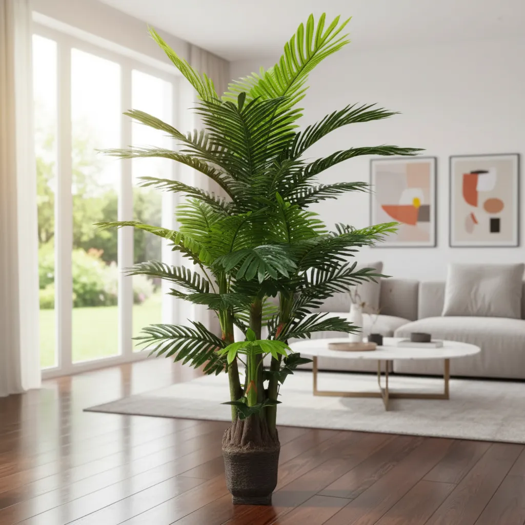 Planta Artificial Palmera Decorativa 1,50CM Para Hogar-2