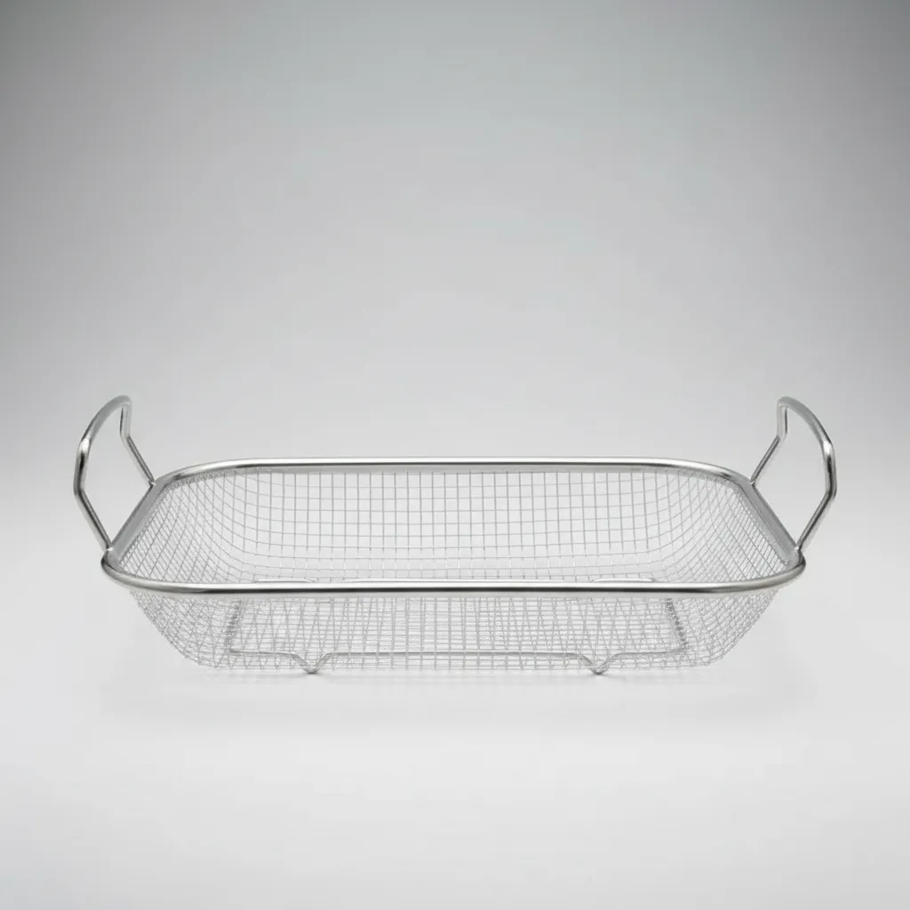 Colador Metalico Rectangular Seca Verduras 29 5cm Con Asas-0