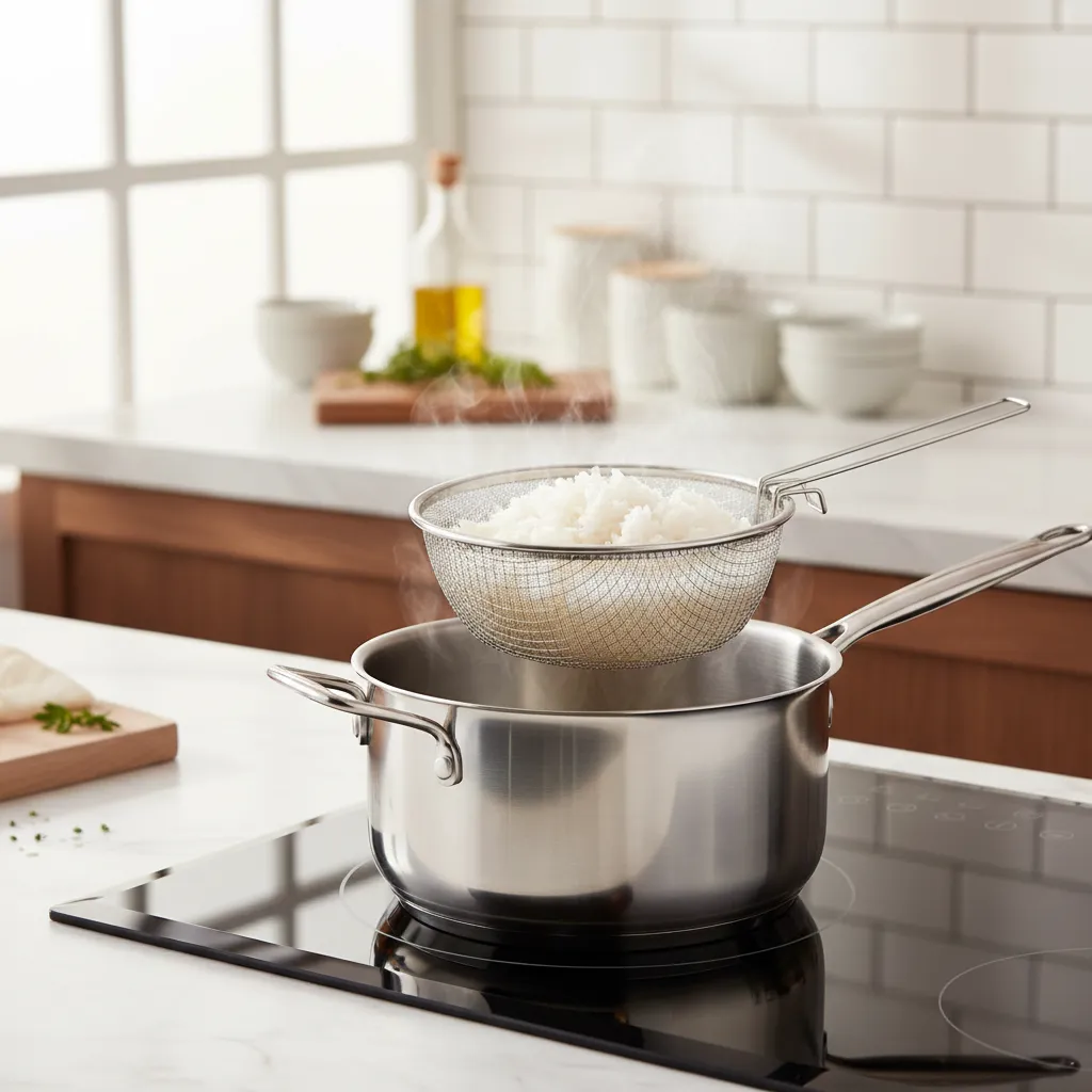 Colador Metalico Con Mango Para Cocina 24cm-1