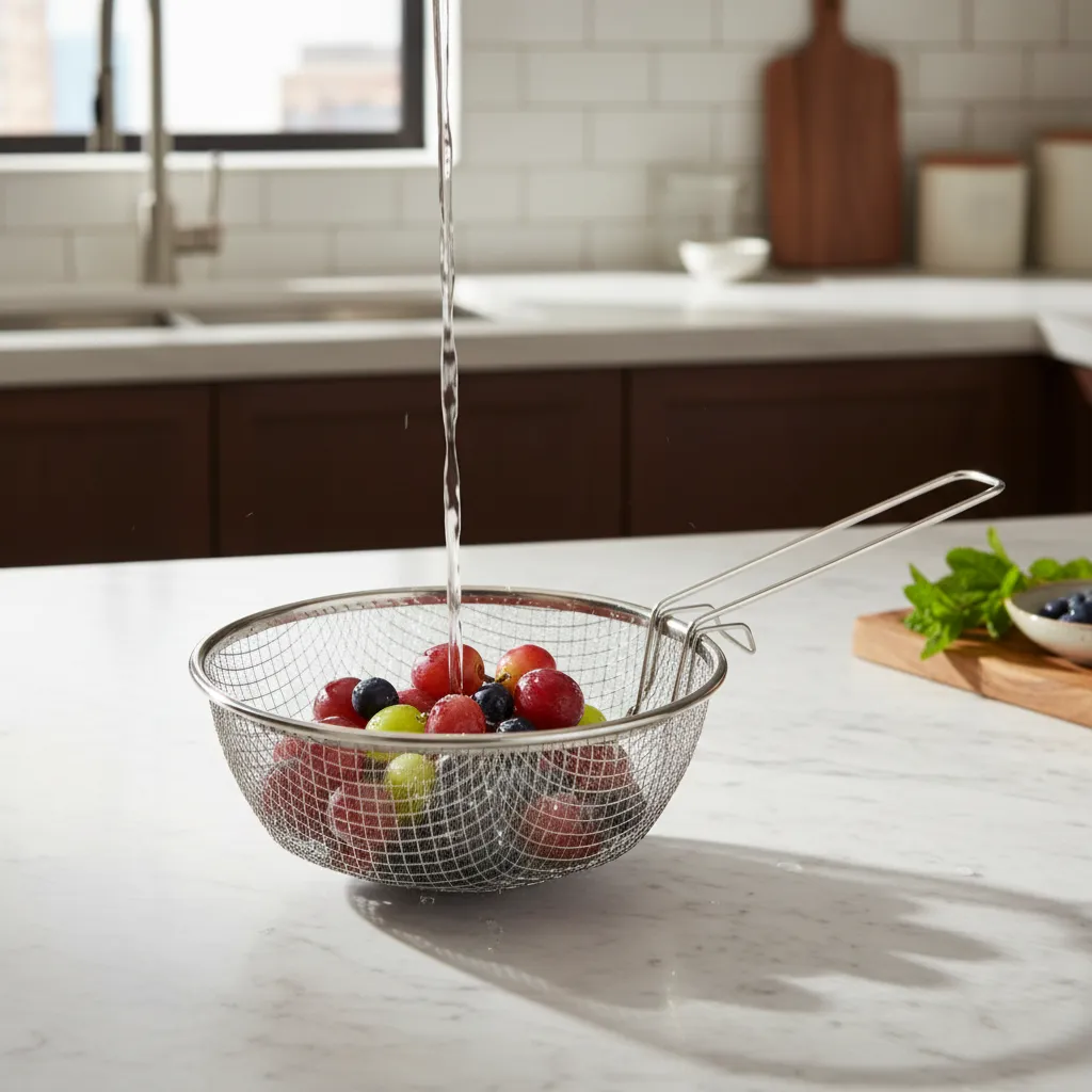 Colador Metalico Con Mango Para Cocina 24cm-3