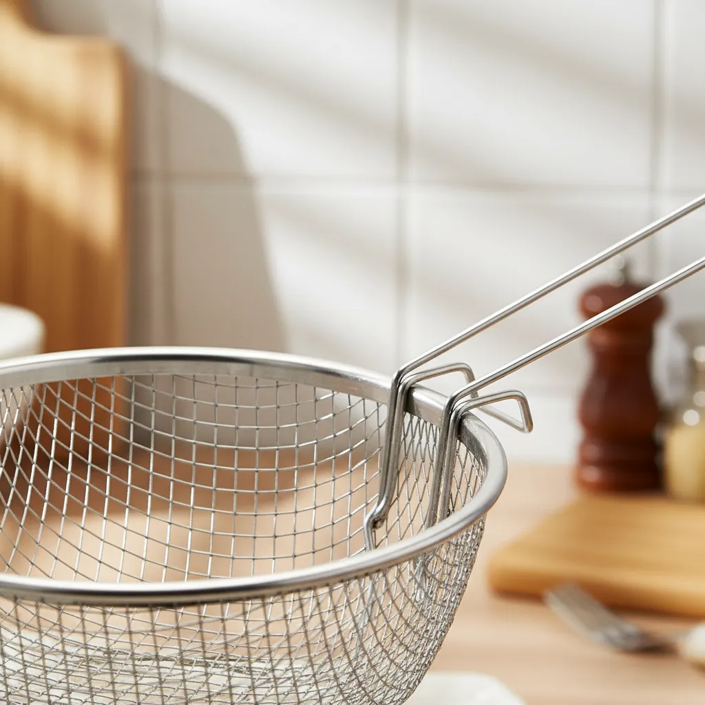 Colador Metalico Con Mango Para Cocina 24cm-4