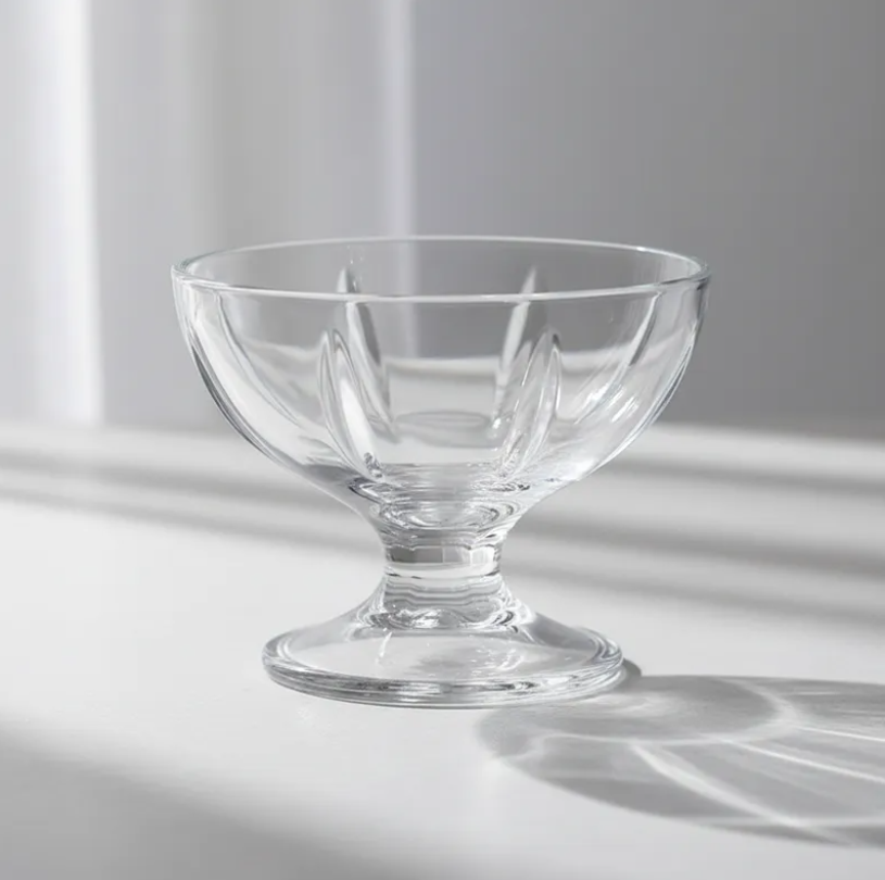 Set 6 Copa De Vidrio Para Helado Postre Dise o Cl sico-0