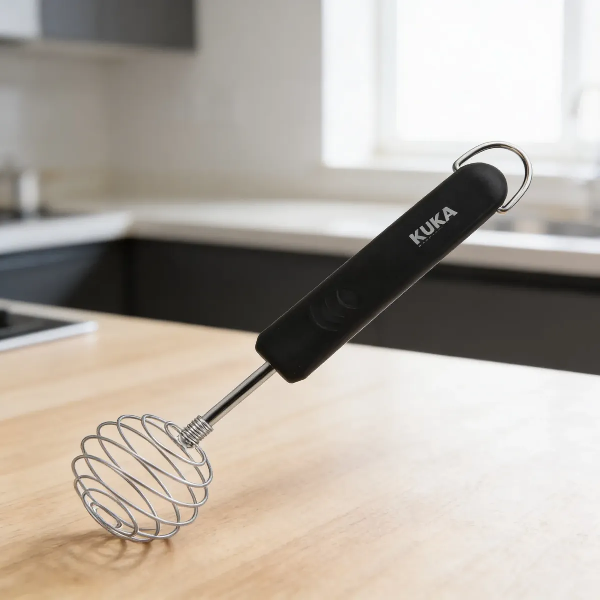 Batidor De Mano Esferico Resorte Acero Inoxidable-2