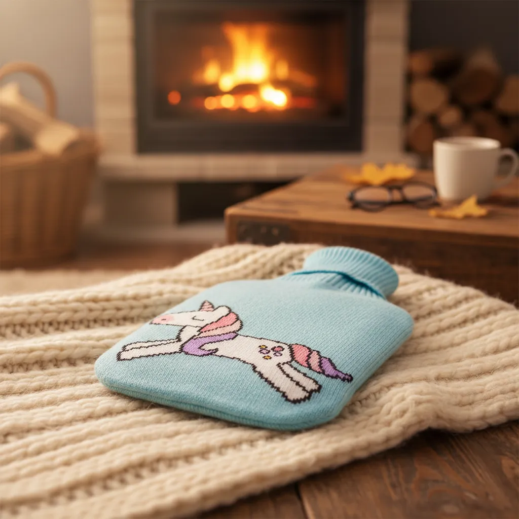 Guatero Calientamanos Bolsa Agua Caliente Forro Lana 2000ml-0