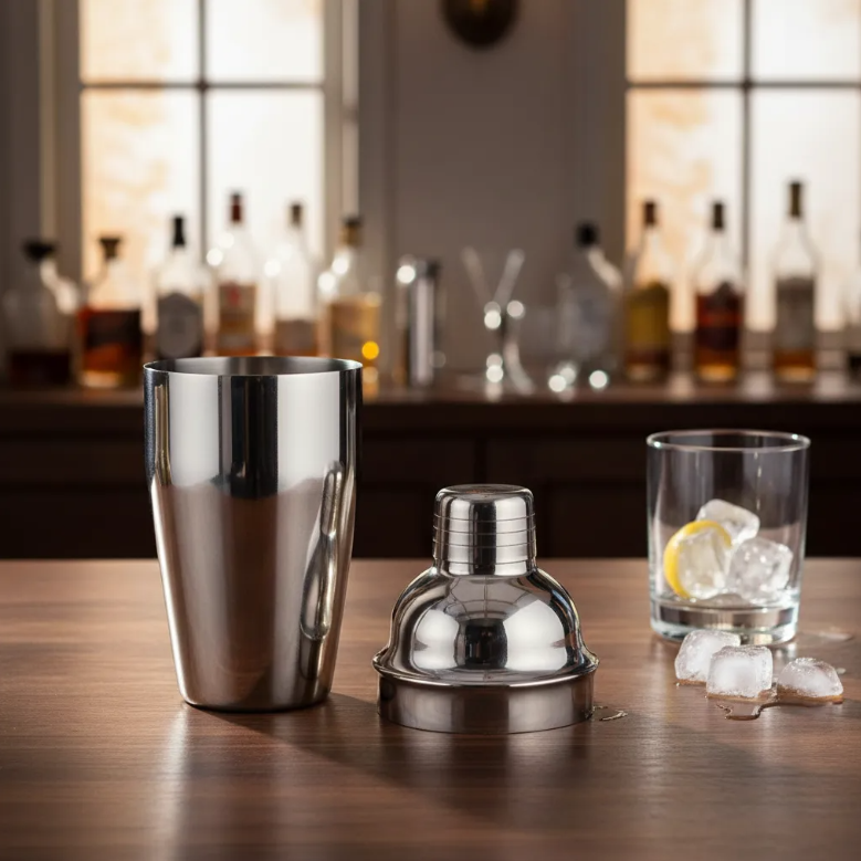 Coctelera De Acero Inoxidable 550ml Para Tragos Bar-4