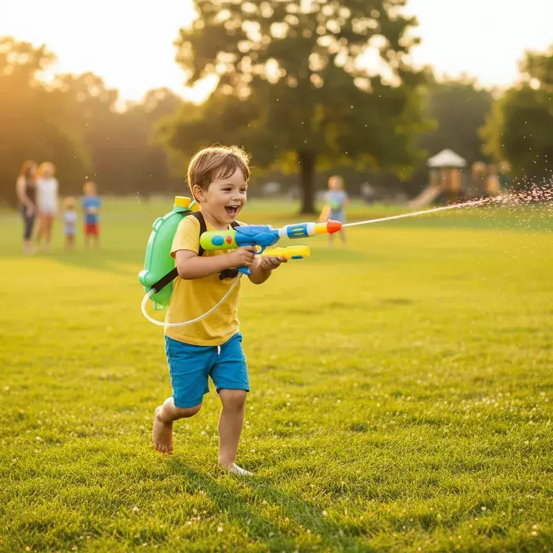 Mochila Pistola De Agua De Dinosaurio Para Ni os-3