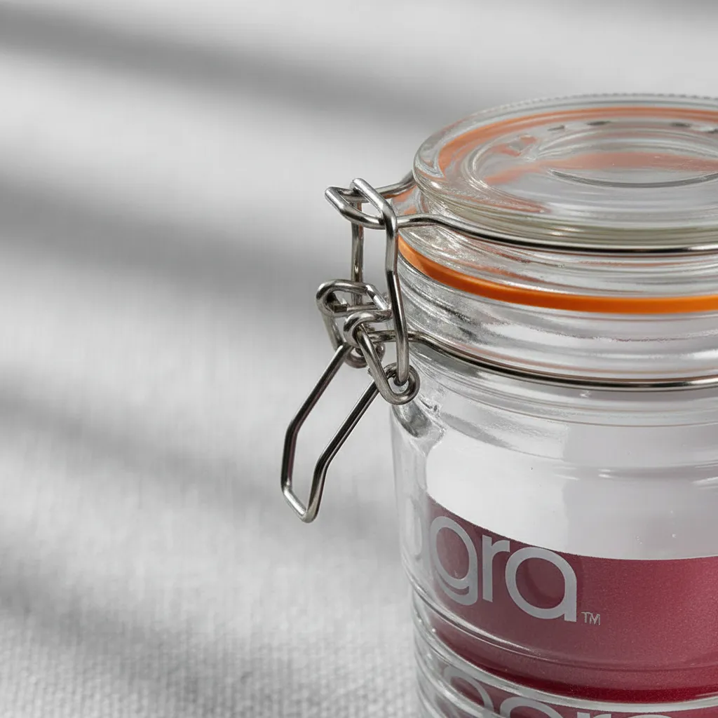 Frasco De Vidrio Hermetico Con Tapa Para Cocina 1 Litro-5