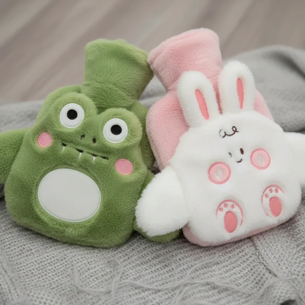 Guatero De Mano Bolsa De Agua Caliente Animalitos Felpa-3