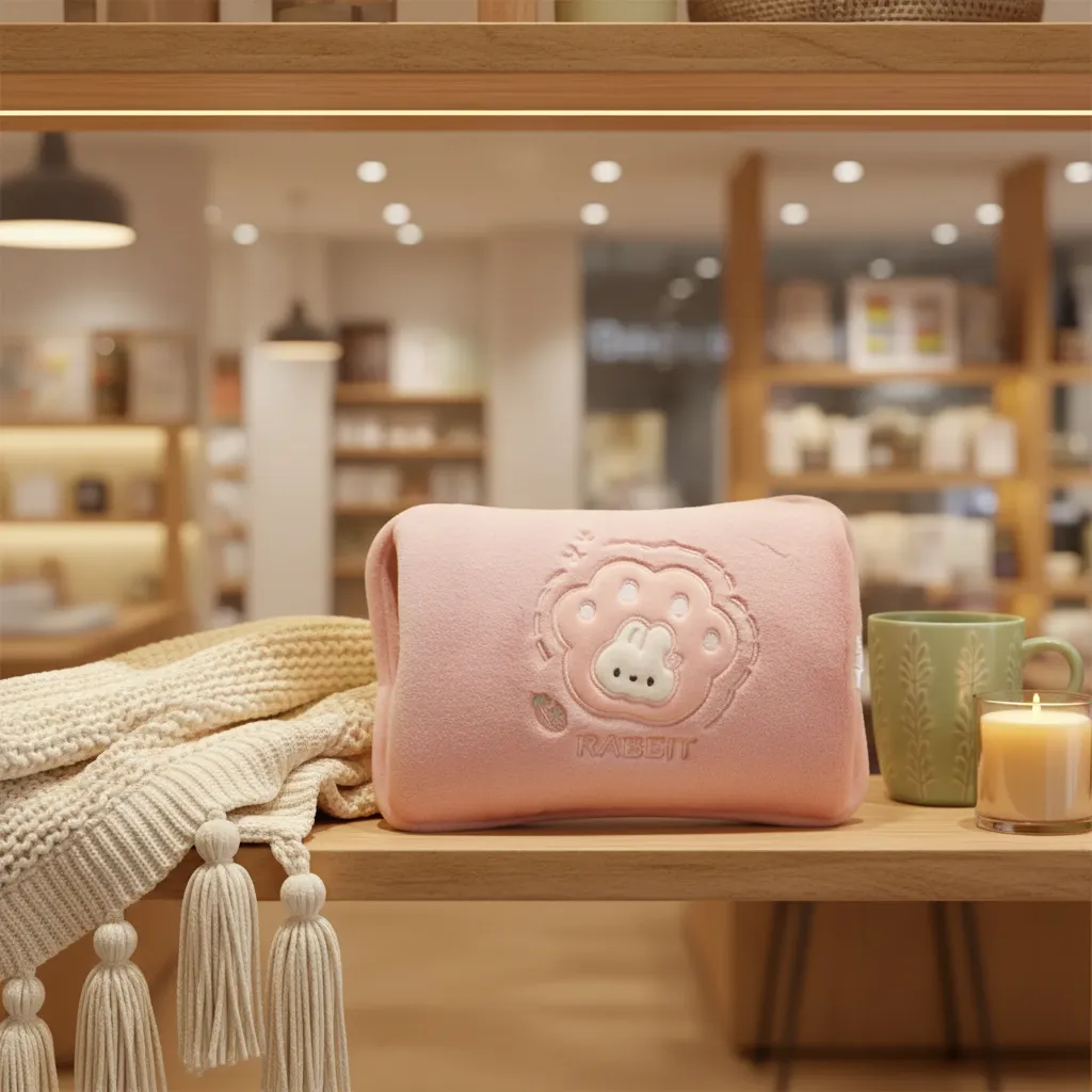 Guatero Electrico De Felpa 18x25cm estampado Animalitos-4