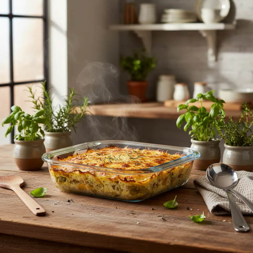 Fuente De Vidrio Cuadrada Para Horno 28cm 2300ml-2