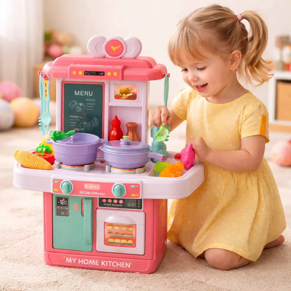 Cocina De Juguete My Home Kitchen Con Sonido -3