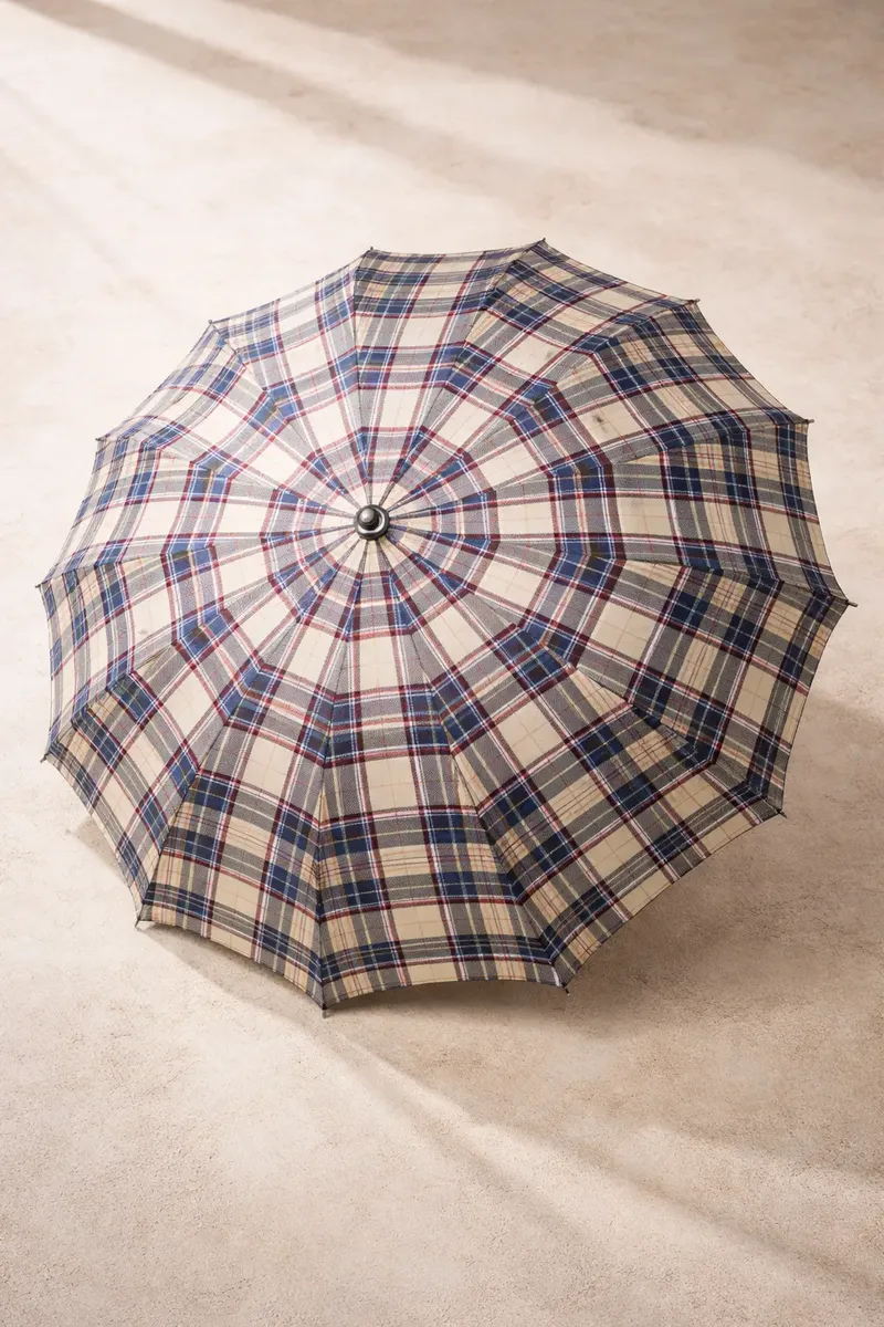 Paraguas De 16 Varillas Antiviento Mango Curvo 84cm-3