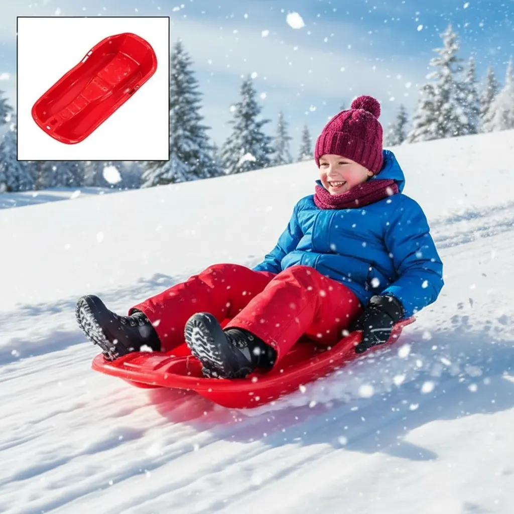 Trineo De Nieve Deslizante Con Agarradera Grande 100cm-2