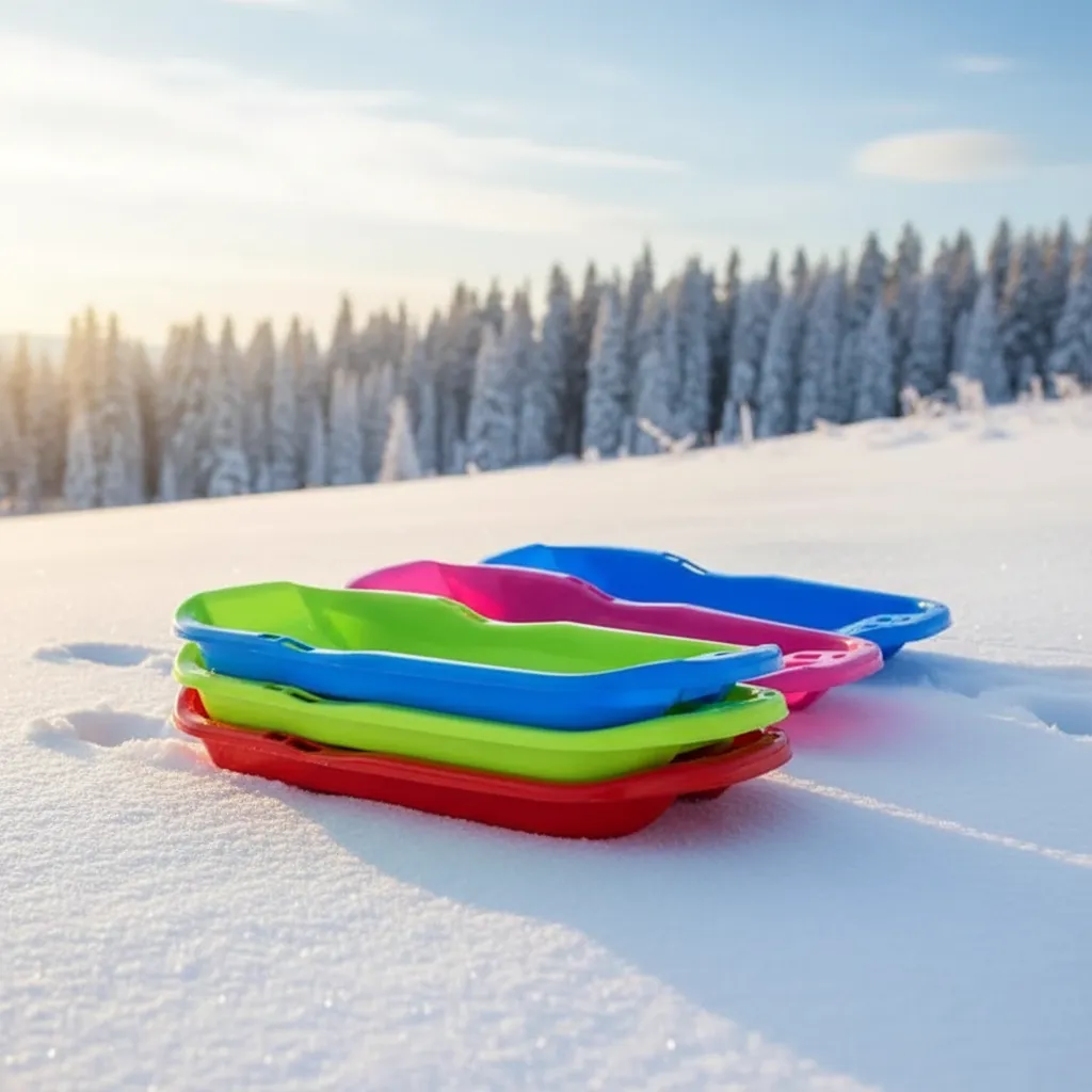 Trineo De Nieve Deslizante Con Agarradera Grande 100cm-3