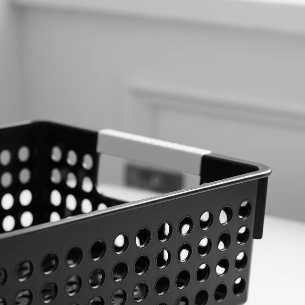 Caja Canasto Organizador Plastico Rectangular 35x26x8cm-4