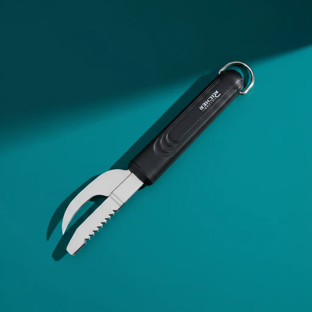 Cuchillo Desescamador De Pescado 2 En 1 Acero Inoxidable-4