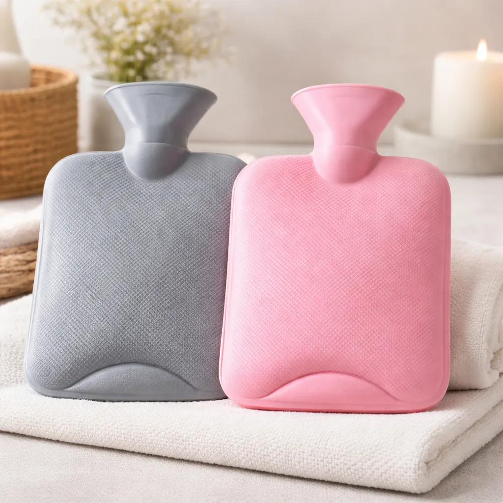 Set 2 Guatero De Goma Aleartorio 1000ml Bolsa Para Agua Caliente-4