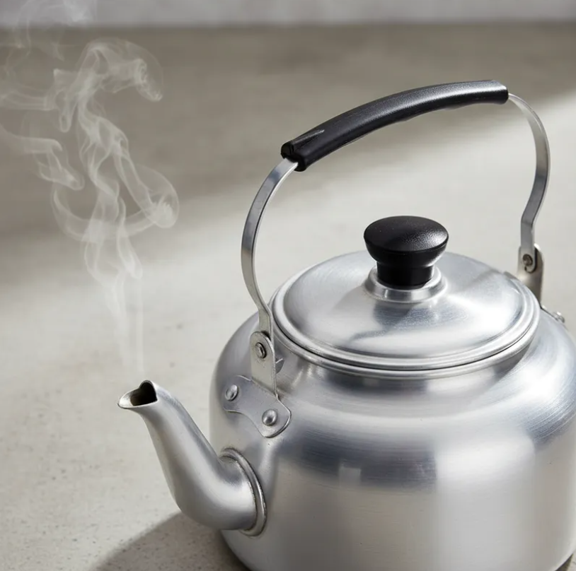 Tetera De Aluminio 3 Litros Con Mango Negro-5