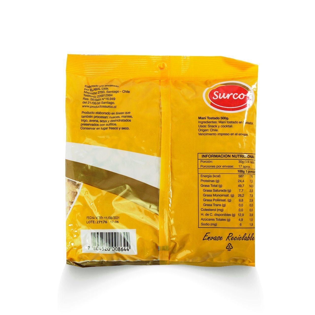 MANÍ TOSTADO CAJA 12 UD X 500 G-1