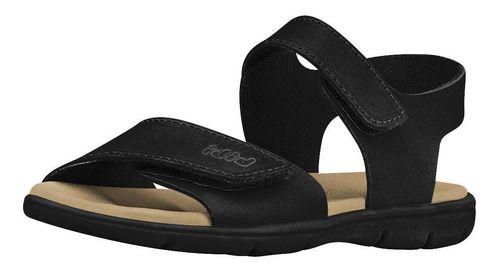 Sandalia Cuero Basic Sandals Mini Negro Niño Bibi-6