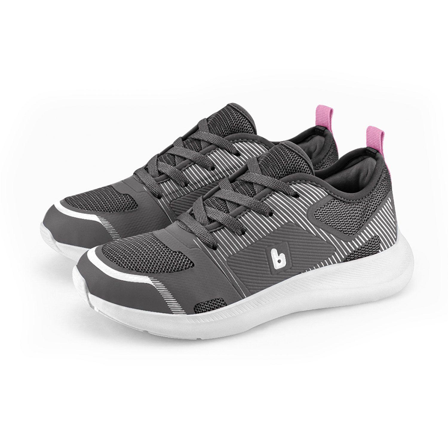 Zapatillas Action Lace Gris Niña Bibi-2