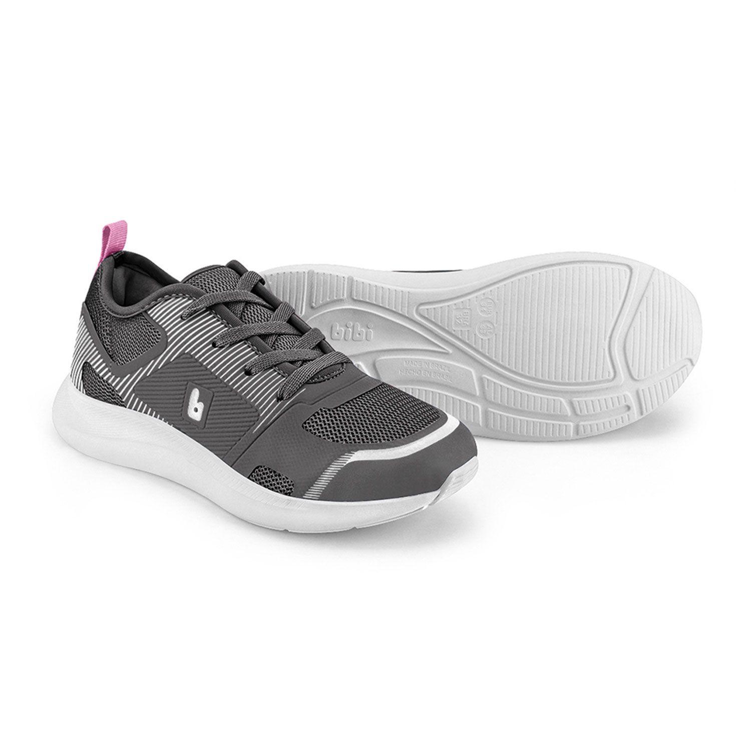Zapatillas Action Lace Gris Niña Bibi-3