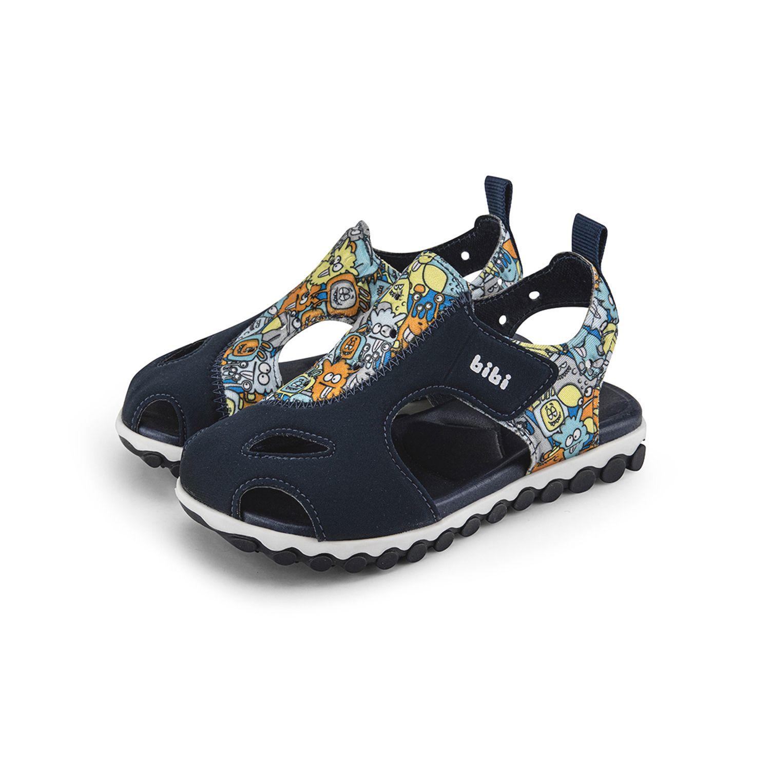 Sandalias Monsters Summer Roller Sport Azul Marino  Niño Bibi-2