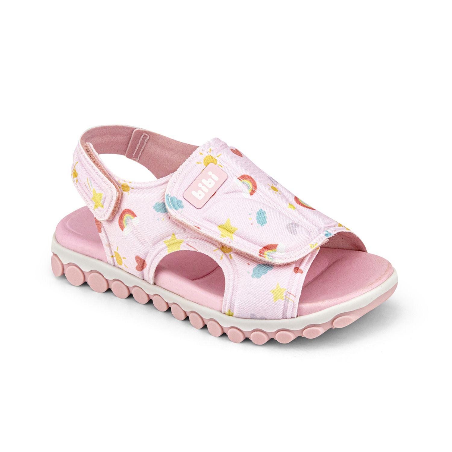 Sandalia Summer Roller Sport Rosado Sugar Niña Bibi-1