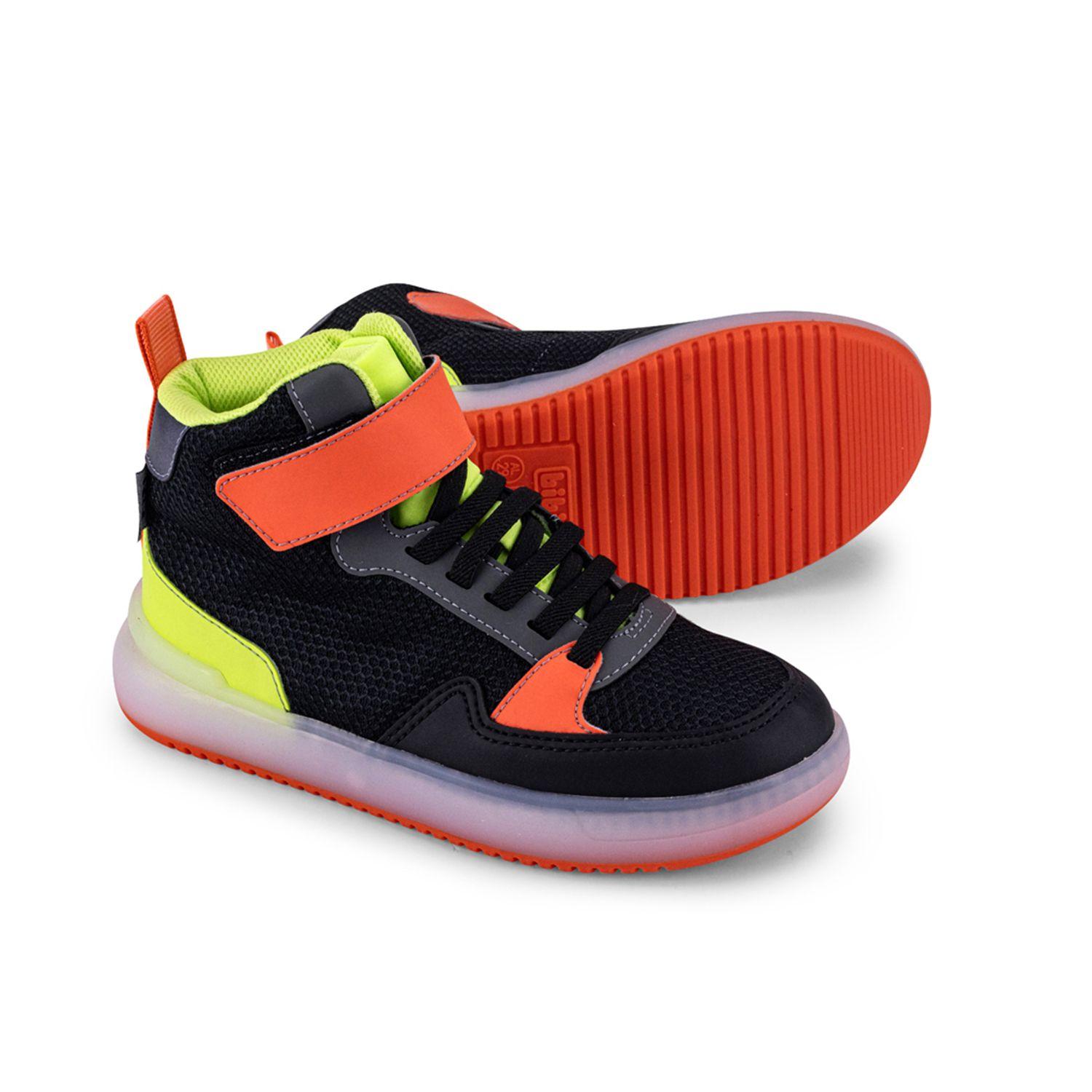 Zapatillas Caña Alta  High sneakers Negro Bibi-3