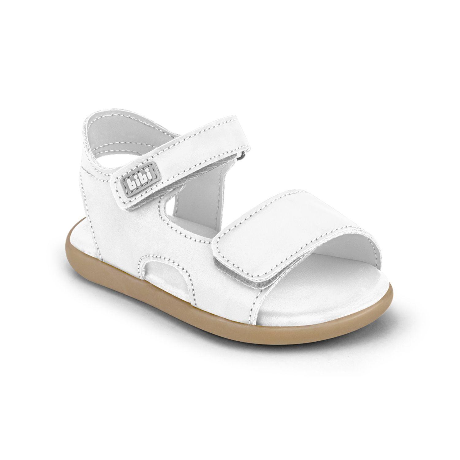 Sandalias Baby Soft Blanco Niño Bibi-1