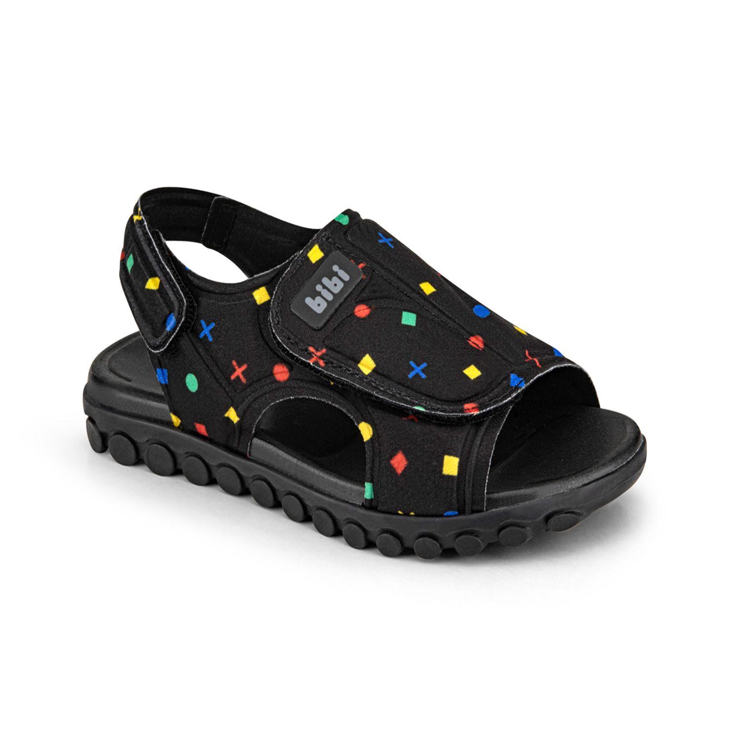 Sandalia Summer Roller Sport Negro Game Niño Bibi-1