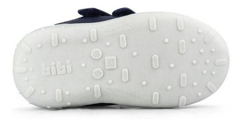 Zapatilla Cuero Fisioflex 4.0 Azul Niño Bibi-9