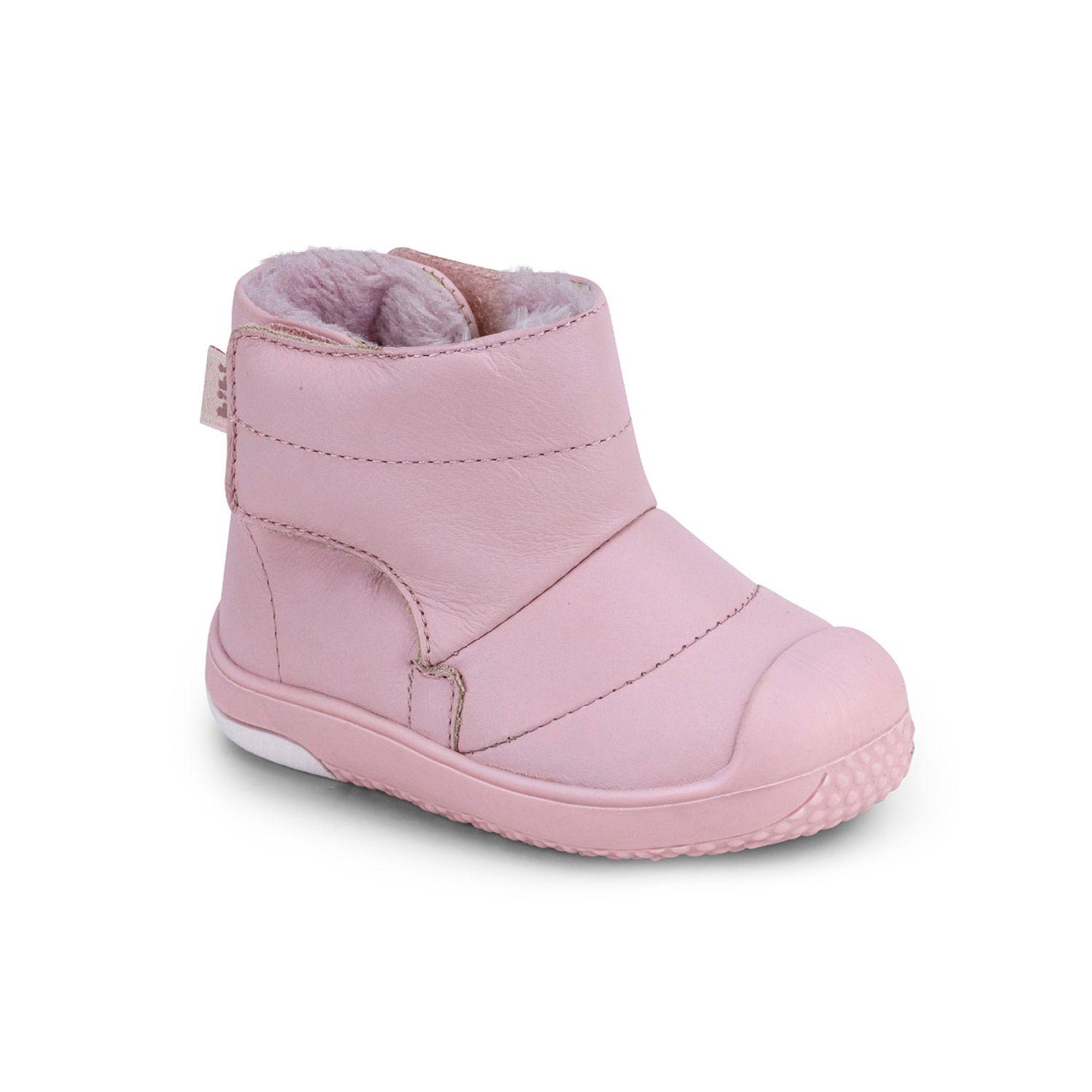 Botas Infantil Bibi Rosa Prewalker Con Piel De Peluche 1122309-0