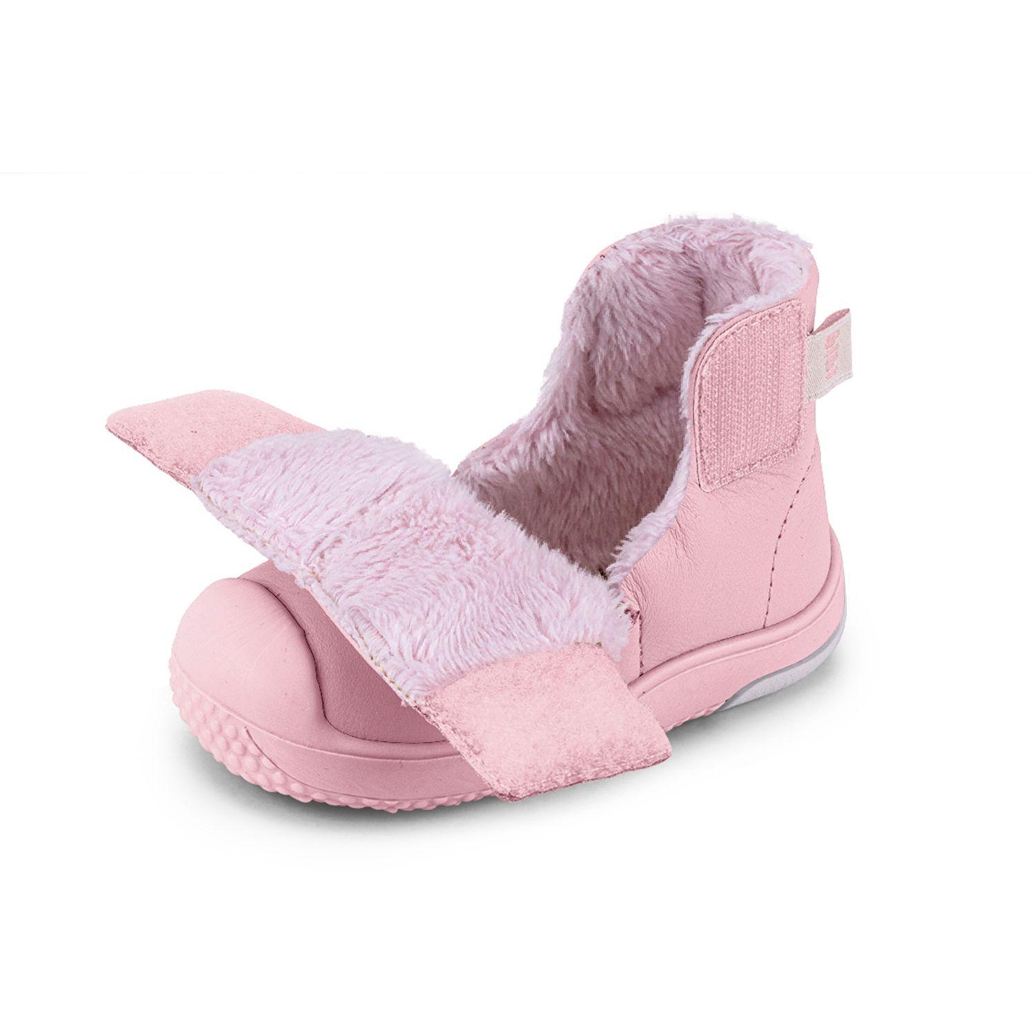 Botas Infantil Bibi Rosa Prewalker Con Piel De Peluche 1122309-4