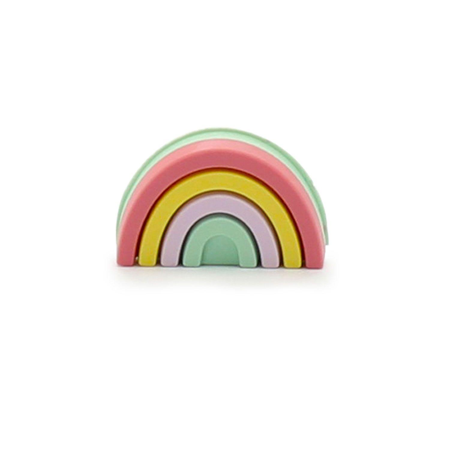 Pin Arcoíris 2way Rosa Unisex Bibi-0