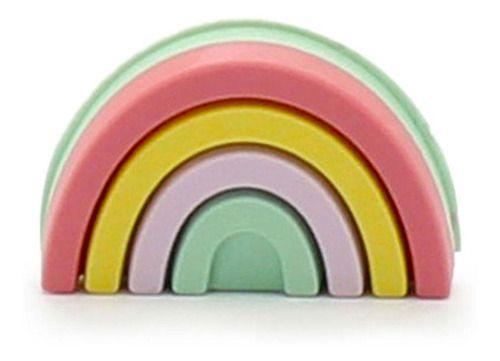 Pin Arcoíris 2way Rosa Unisex Bibi-2