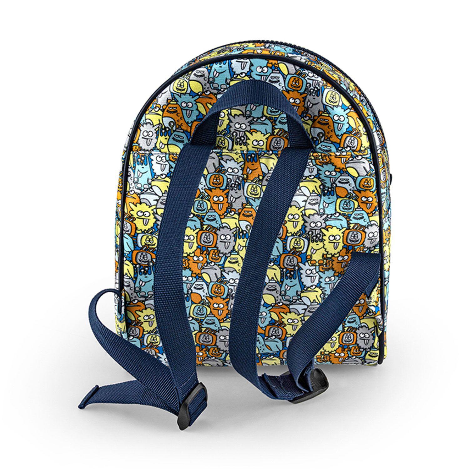 Monchila Monsters Verde Bibi-2