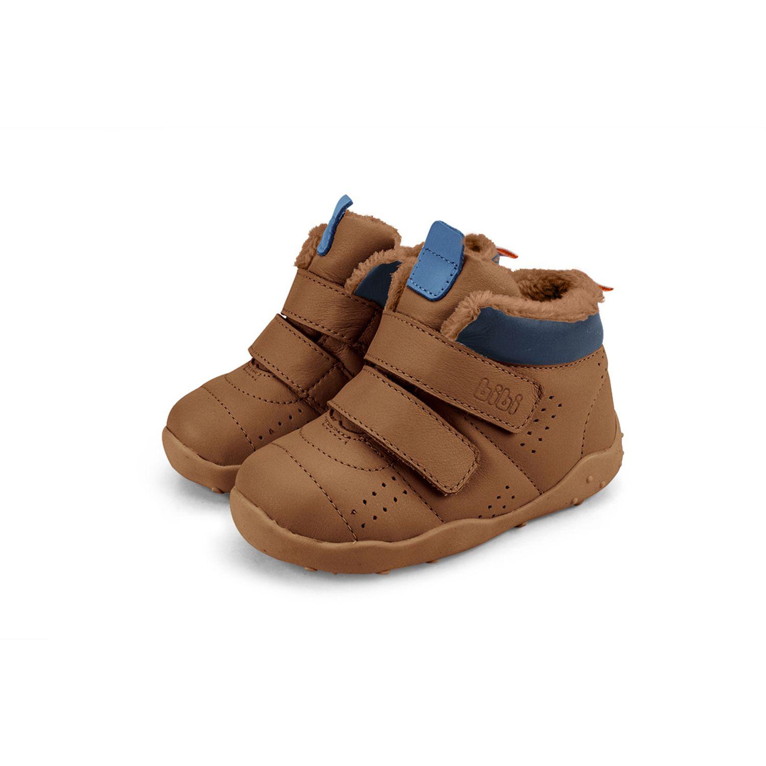 Zapatillas Caña Alta  Fisioflex originals Café Bibi-2