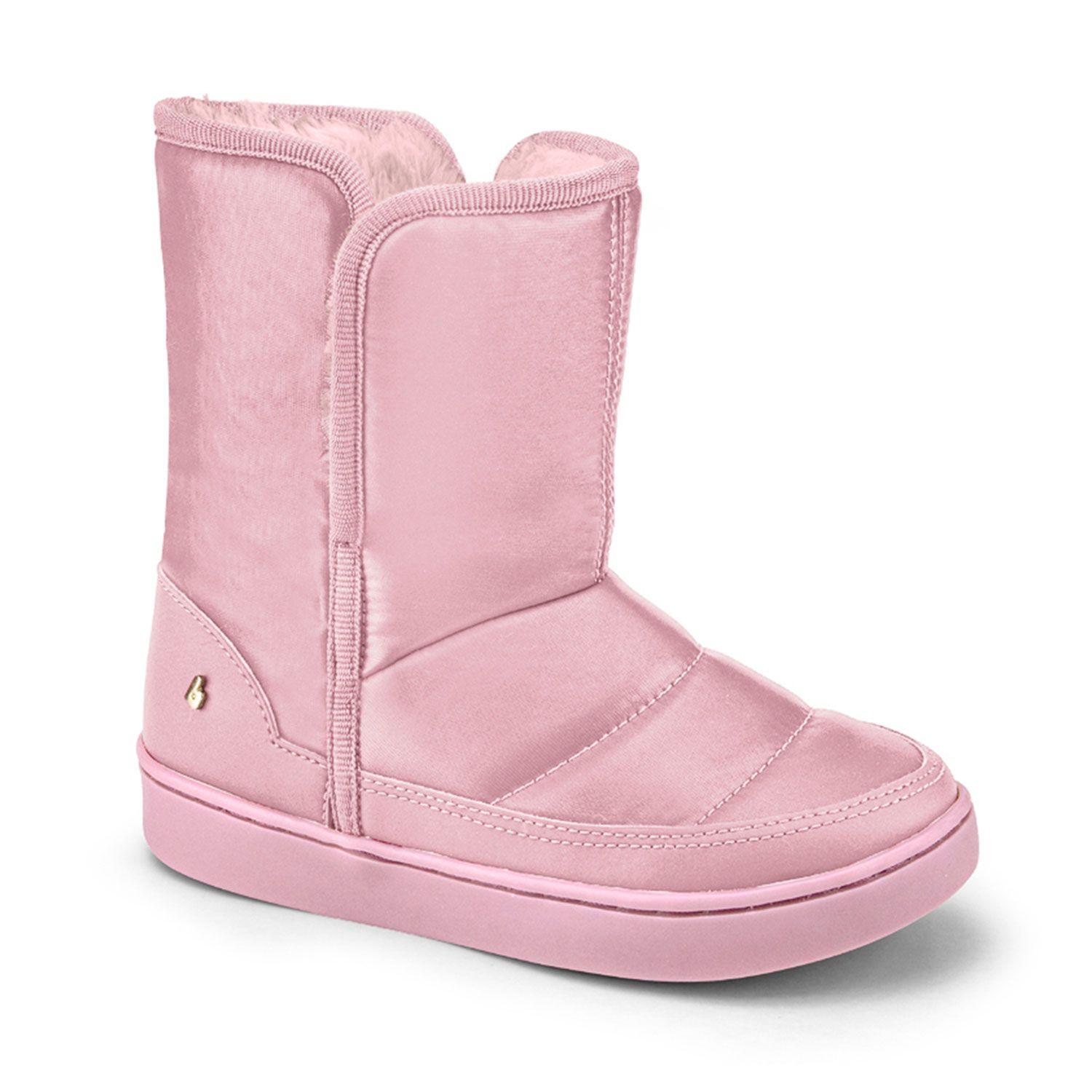 Botas Con Piel De Peluche Urban Boots Rosado Niña Bibi-1