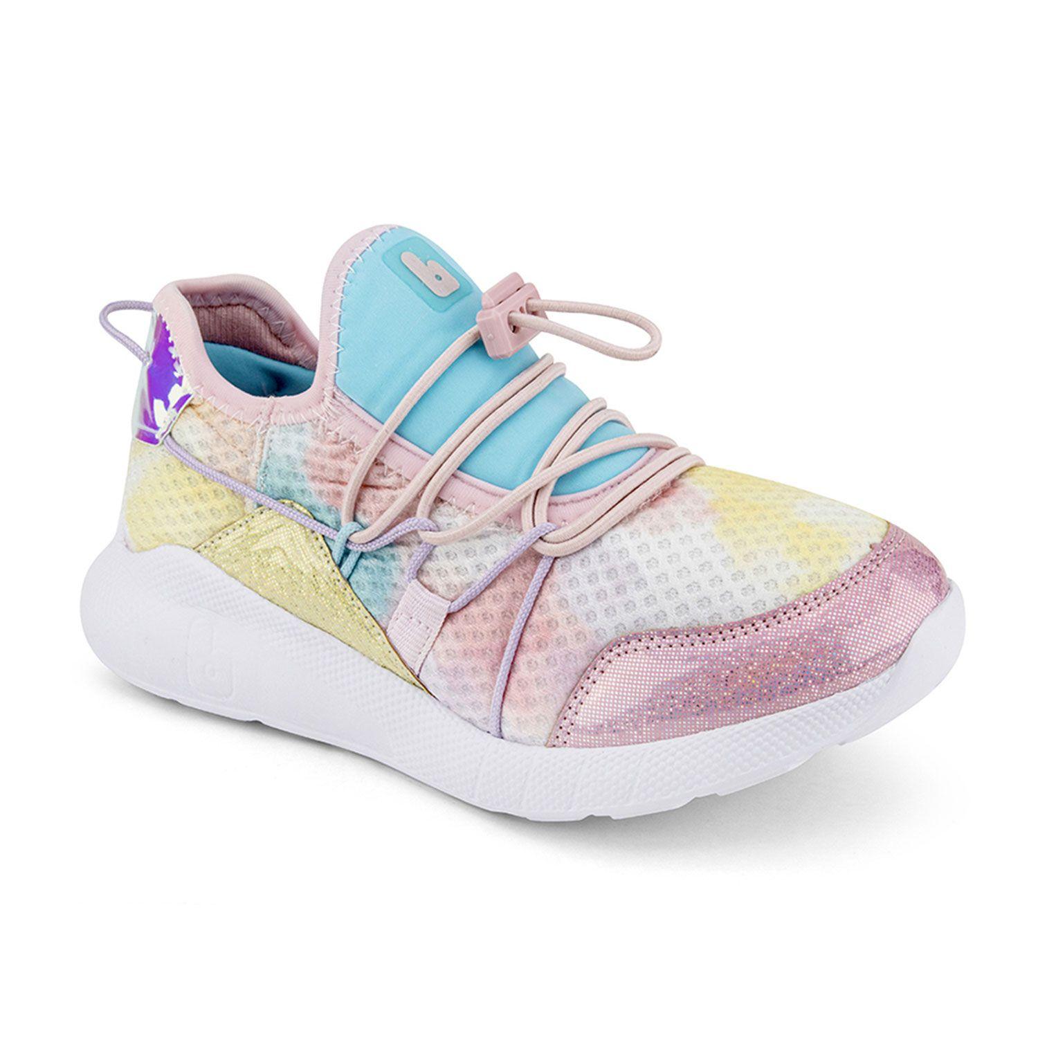 Zapatillas Acuarela Evolution Rosado Niña Bibi-1