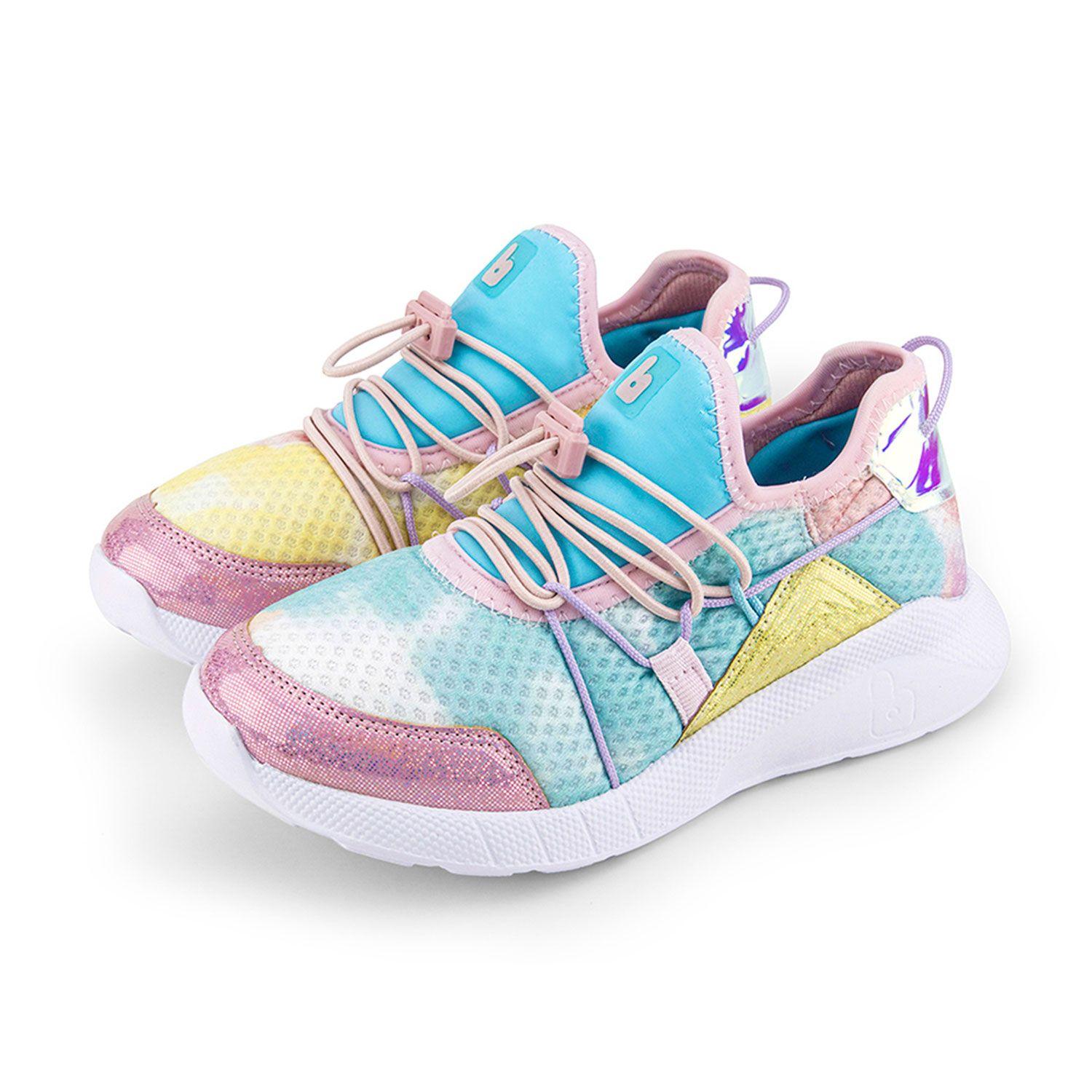 Zapatillas Acuarela Evolution Rosado Niña Bibi-2