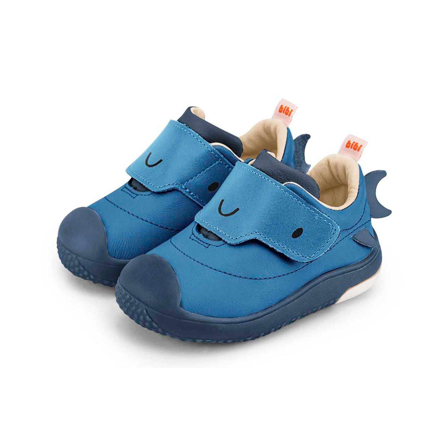 Zapatillas Shark Prewalker Azul Bibi-2