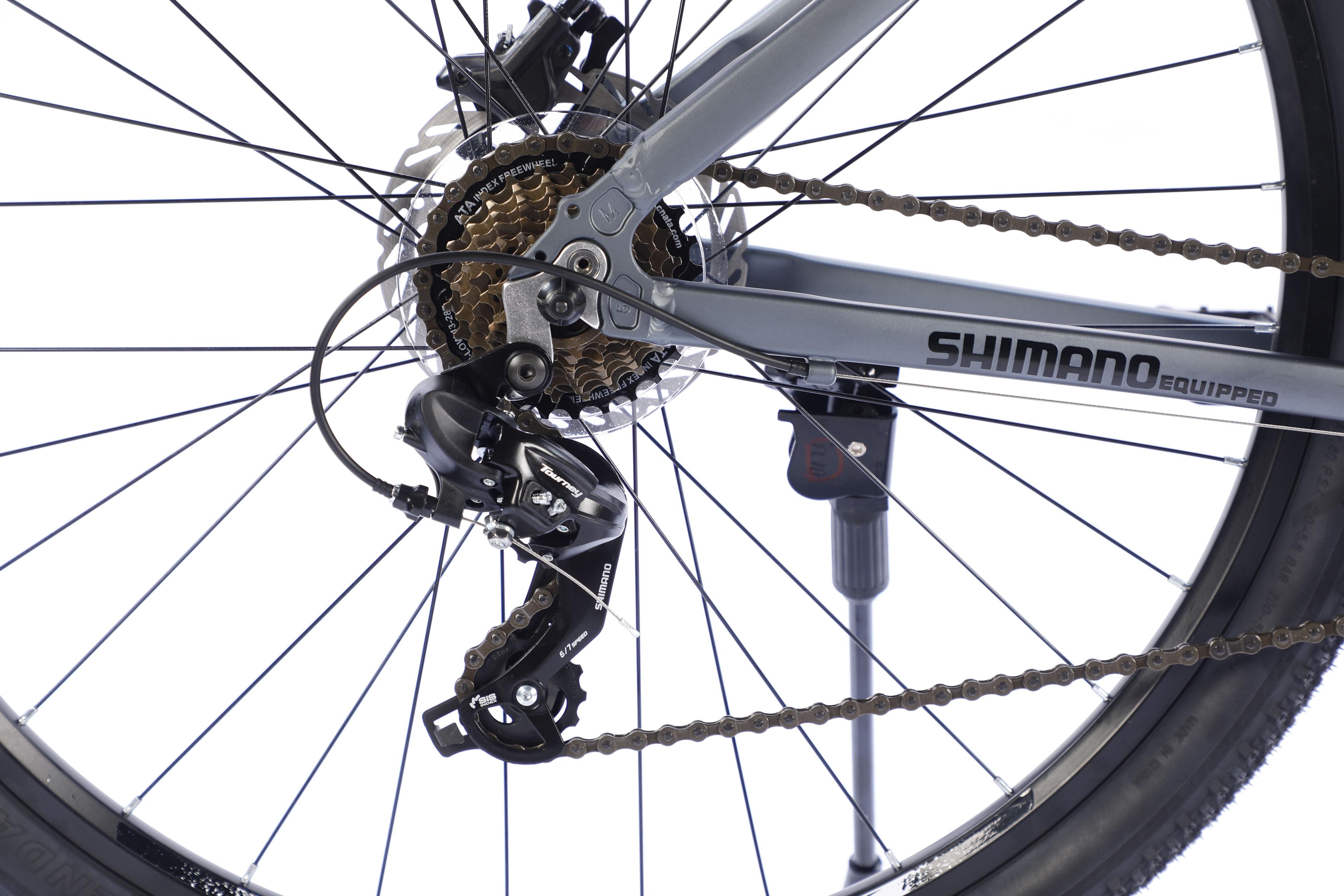 BICICLETA MTB  29" LAUX HURRICANE 24 VELOCIDADES  MATTE GRAY/BLACK-7