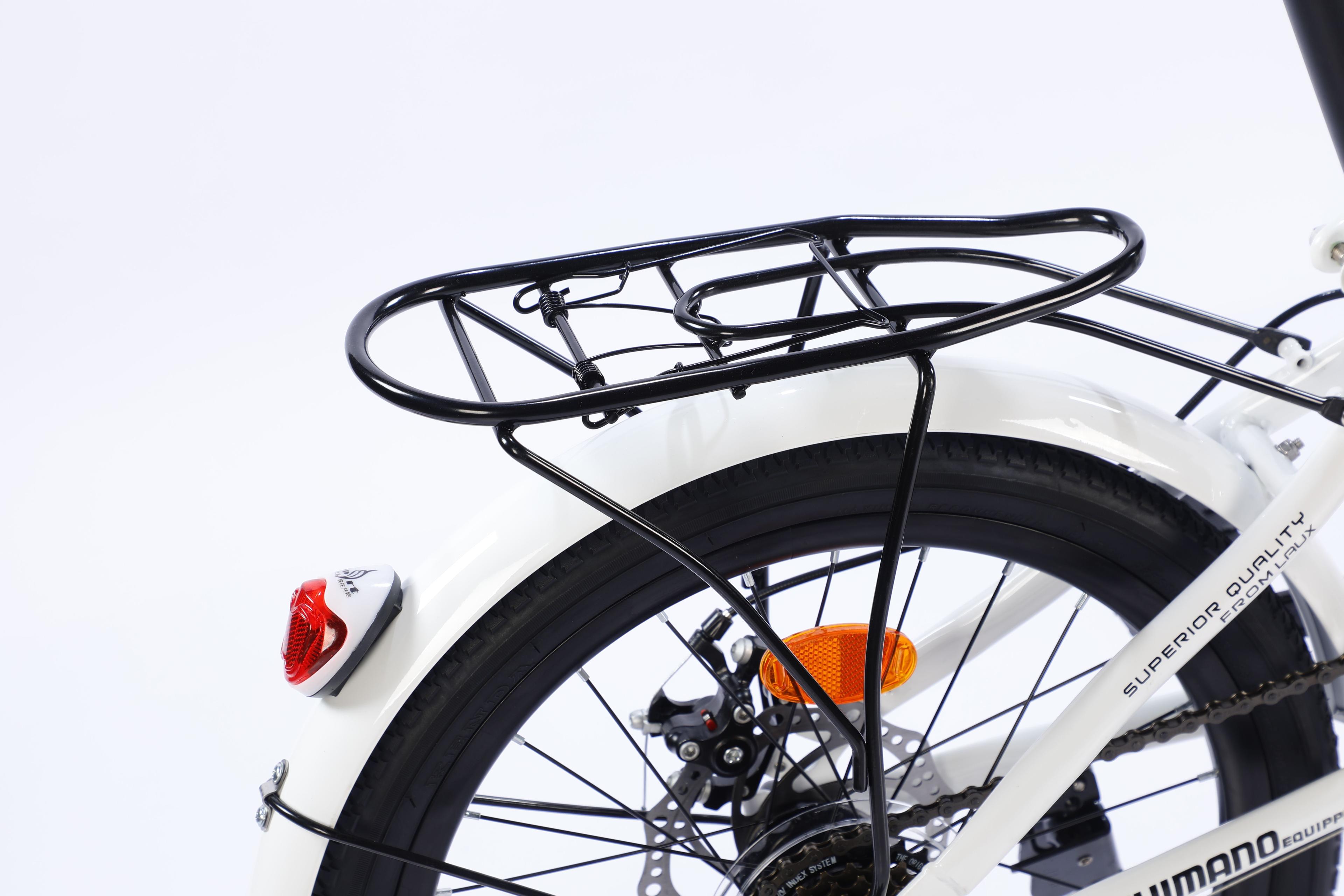 BICICLETA PLEGABLE ARO 20" ECOCITY COLOR BLANCO-6