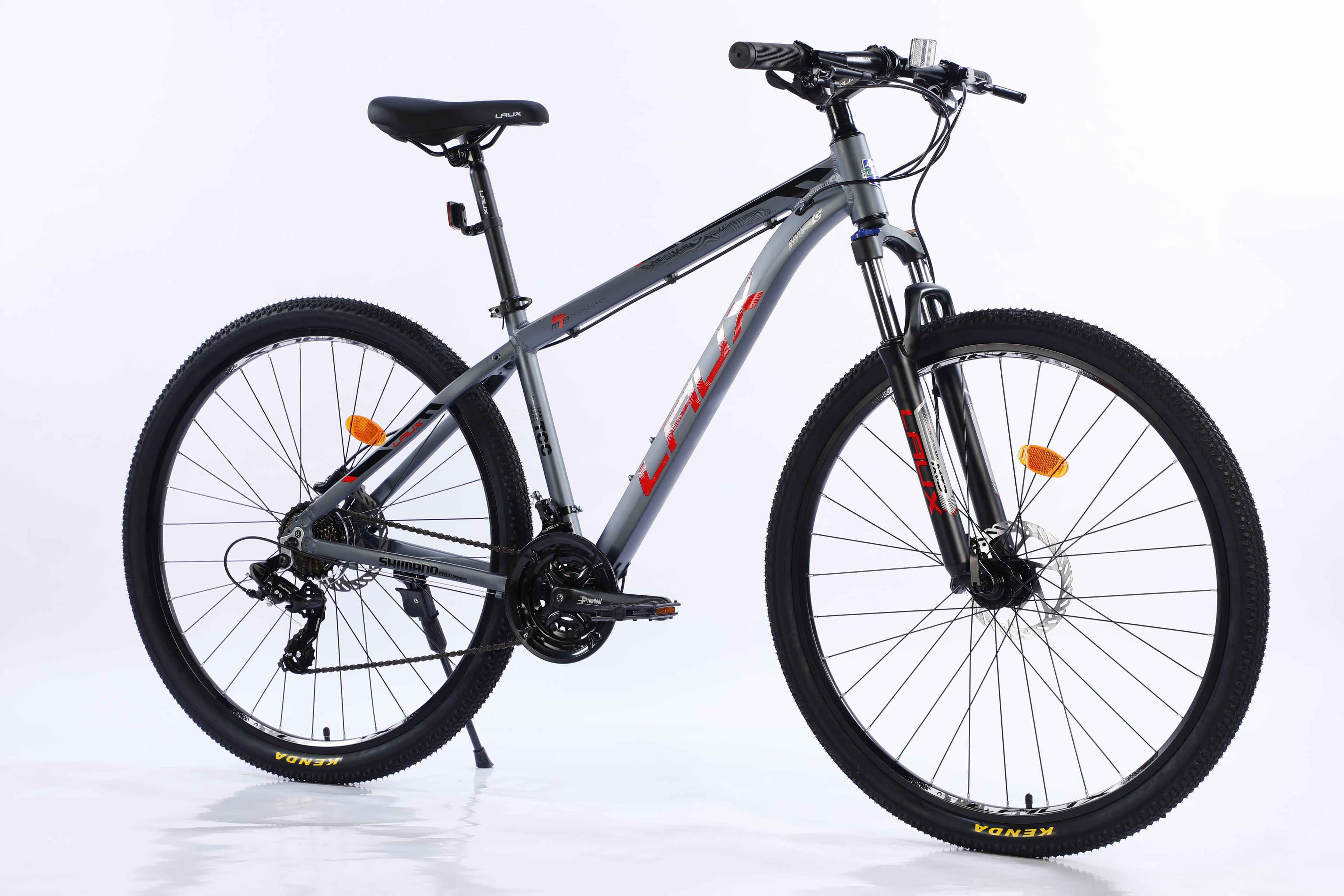 BICICLETA MTB  29" LAUX  HURRICANE 24 VELOCIDADES   MATTE GRAY/RED-6